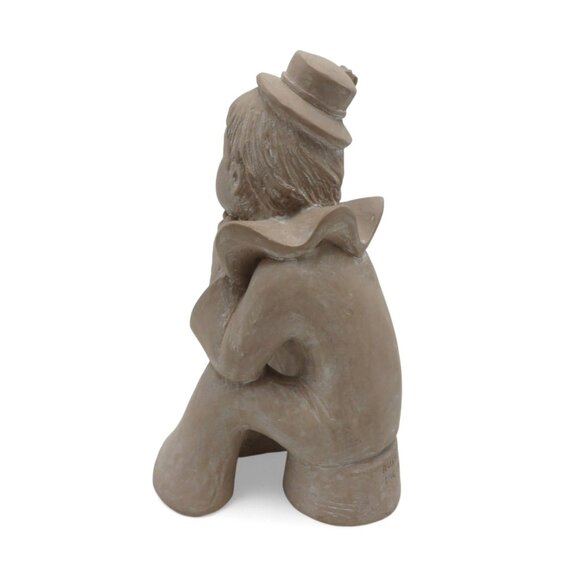 AUSTIN PRODUCTIONS 1980 Seated Boy Clown Figurine Vintage 9" - Picture 6 of 11